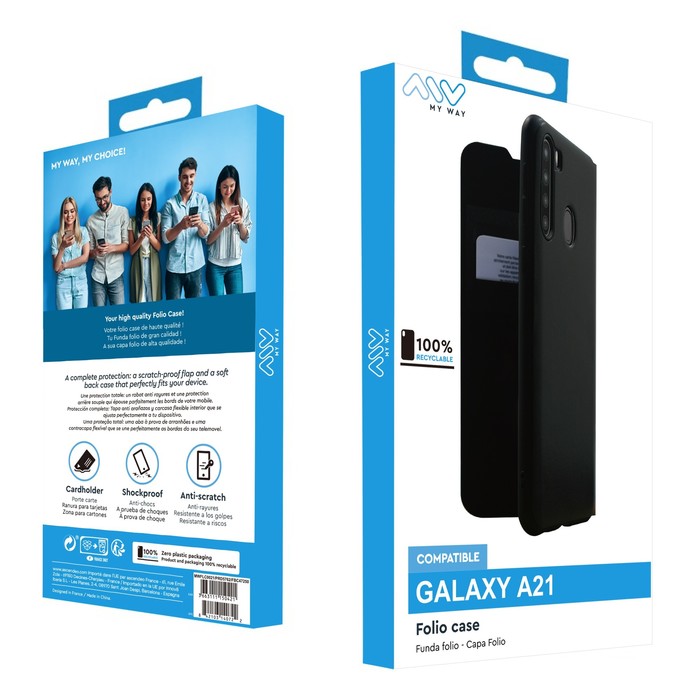 FOLIO CASE NOIR SAMSUNG A21