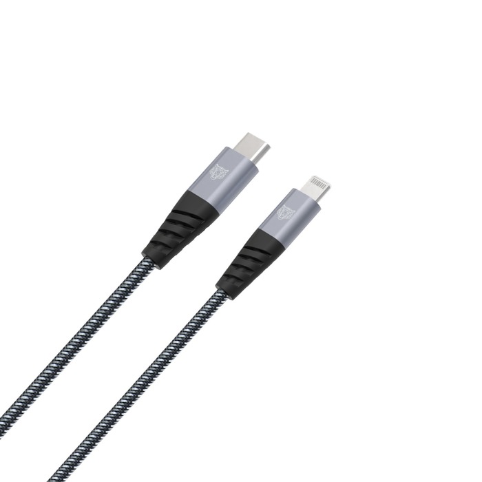 TIGER POWER CABLE ULTRA RESISTANT USB-C LIGHTNING 1,2M GRIS