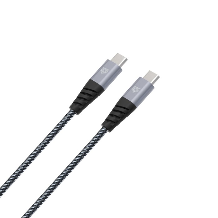 TIGER CAVO DI ALIMENTAZIONE ULTRA RESISTENTE USB-C 1,2M GRIGIO