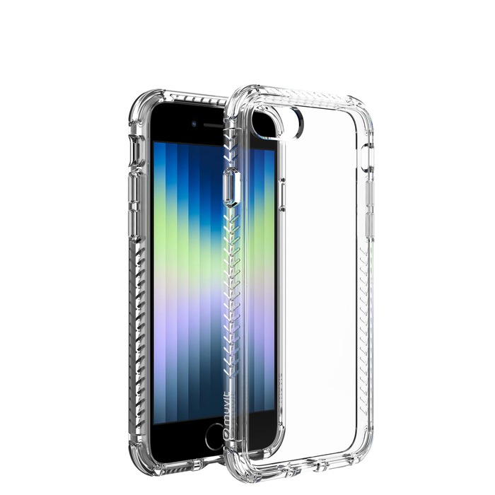 IPHONE SE/8/7/6S/6 TRANSPARENT REINFORCED SHELL 3M