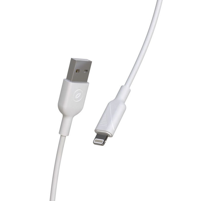 CABLE USB A/LIGHTNING MFI 3M BLANC