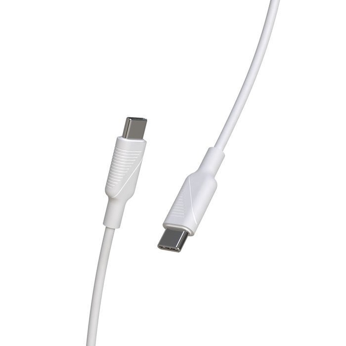 CABLE USB C/USB C 1.2M BLANC