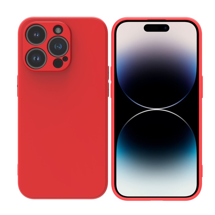 COQUE SMOOTHIE TPU ROUGE IPHONE 14 PRO