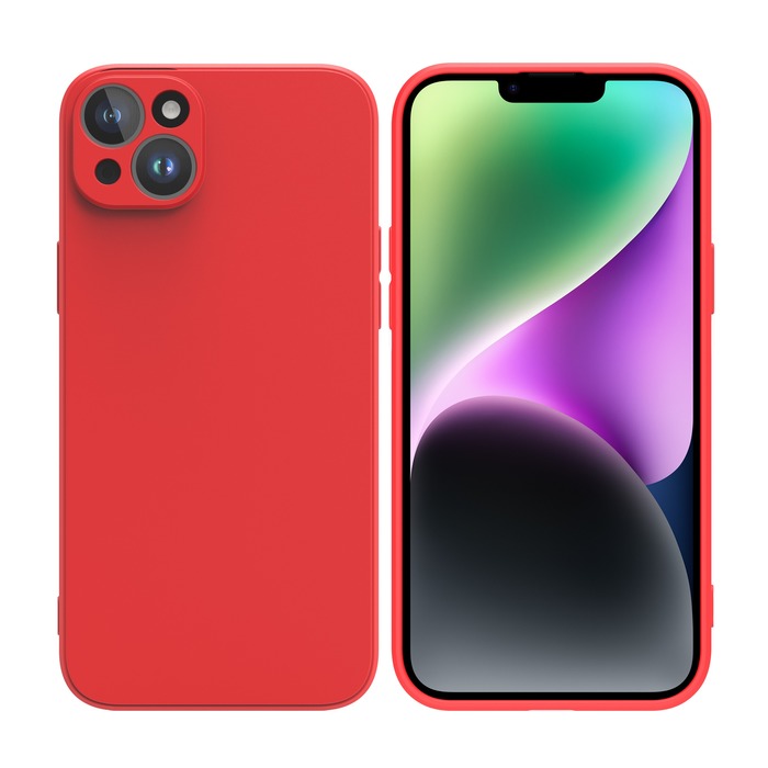 IPHONE 14 PLUS ROSSO TPU CUSTODIA SMOOTHIE