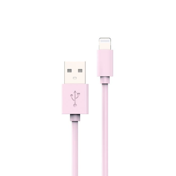 CAVO USB-A LIGHTNING 1M ROSA