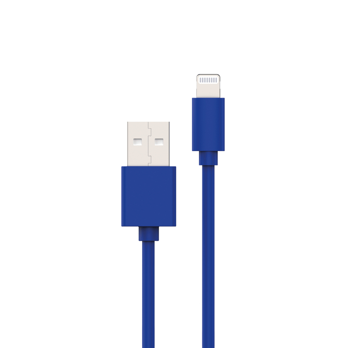 CAVO USB-A LIGHTNING 1M BLU