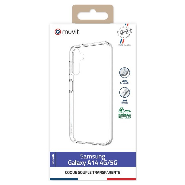RECYCLED TRANSPARENT SHELL SAMSUNG GALAXY A14 4G/5G