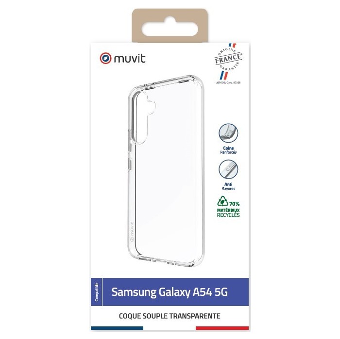 SAMSUNG GALAXY A54 5G TRANSPARENT RECYCLED SHELL