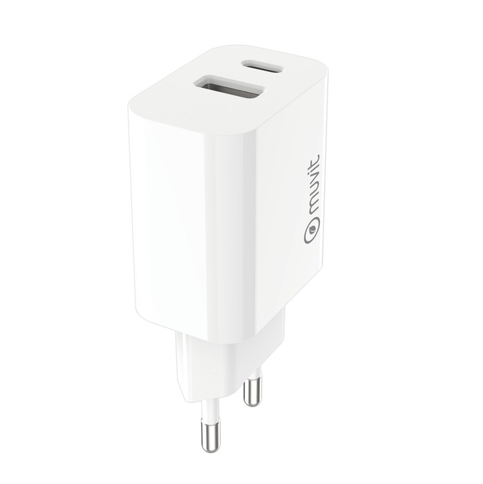 Chargeur secteur USB-C 18W Blanc