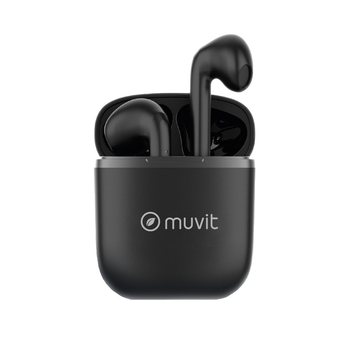 PURE BLUETOOTH EARBUDS + BLACK MICROPHONE