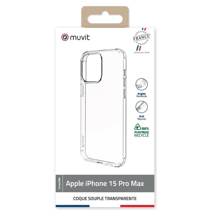 IPHONE 15 PRO MAX TRANSPARENT RECYCLED SHELL