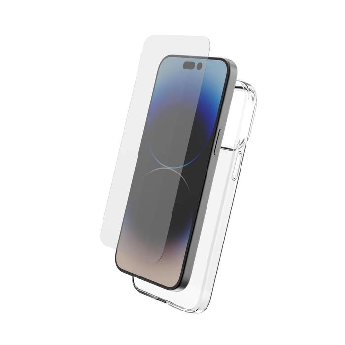 PACK COQUE SOUPLE + VERRE TREMPE IPHONE 15 PRO MAX