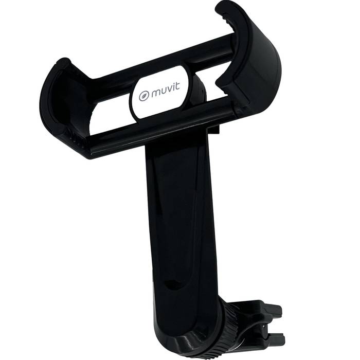 SUPPORT VOITURE GRIP 360+ GRILLE D'AERATION DEPORTE EN PLASTIQUE RECYCLE POUR MOBILES 80MM MAX