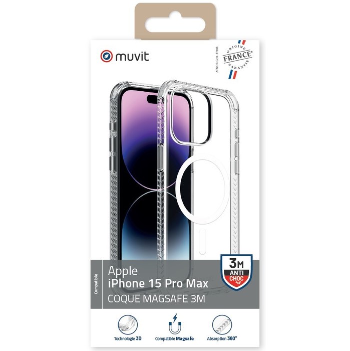 IPHONE 15 PRO MAX MAGSAFE 3M CLEAR CASE