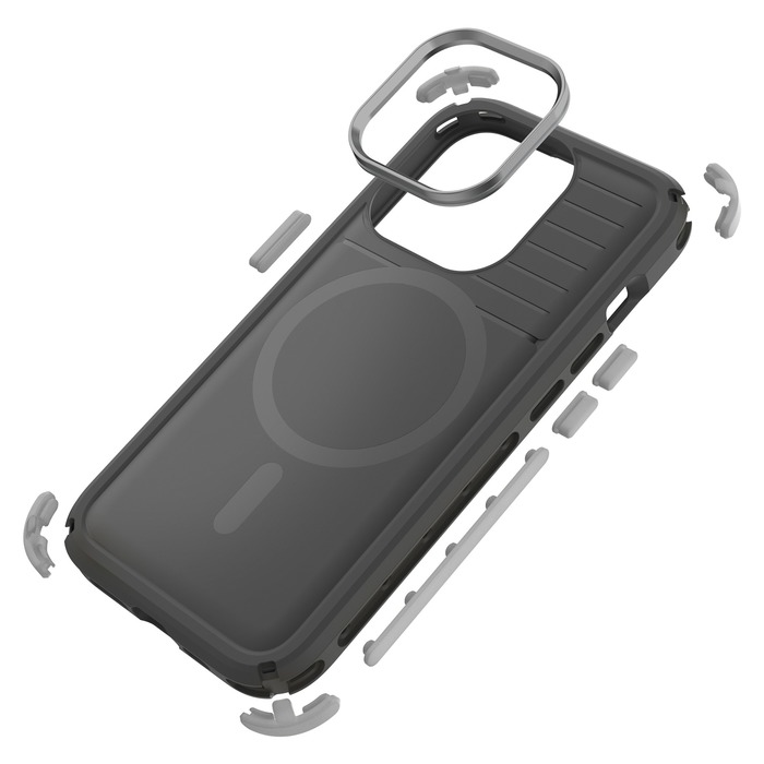 TIGER CASE COQUE ANTICHOC 4M NOIR IPHONE 15 PRO
