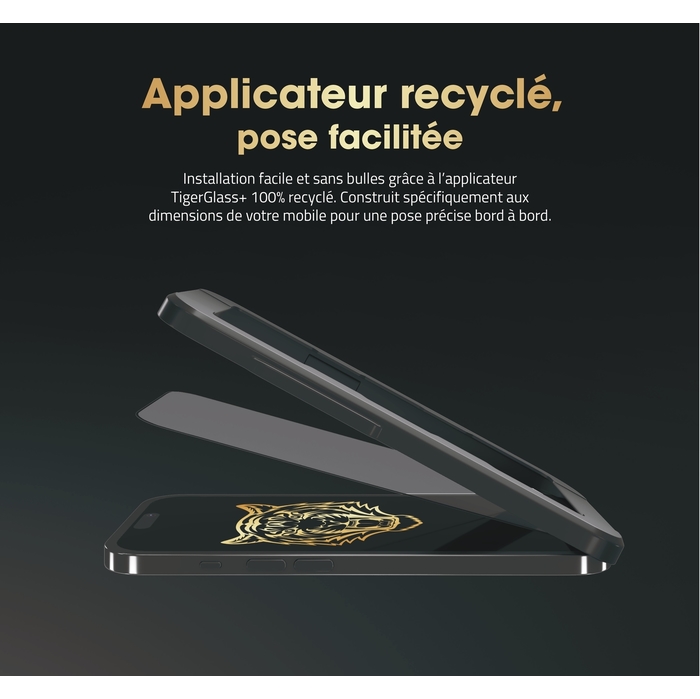 TIGER GLASS PLUS VERRE TREMPE RECYCLE IPHONE 15 PLUS