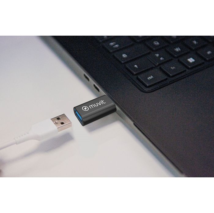 USB DATA BLOCKER FAST CHARGE USB-A RECYCLED ALUMINIUM