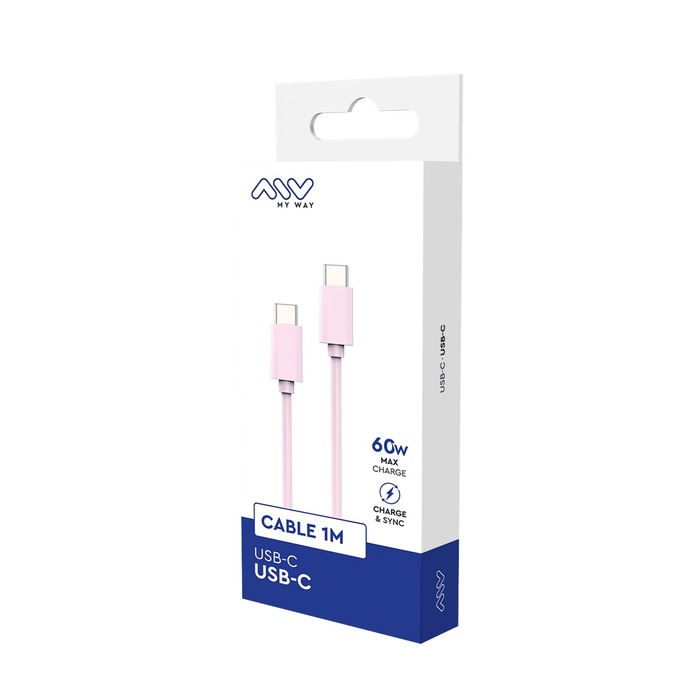 CABLE USB-C USB-C 1M ROSE