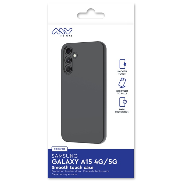 COQUE SMOOTHIE TPU NOIR SAMSUNG GALAXY A15 4G/5G