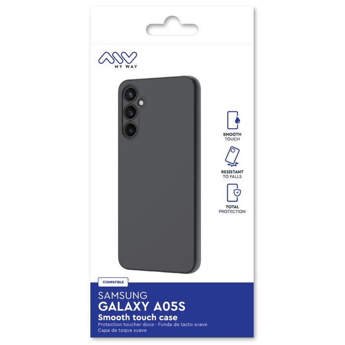 SMOOTHIE TPU SHELL NERO SAMSUNG GALAXY A05S