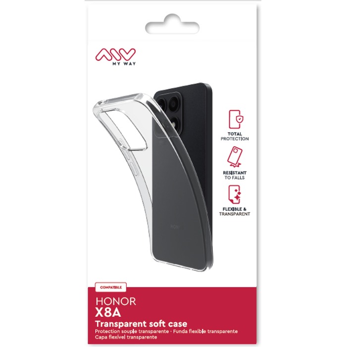COQUE SOUPLE TRANSPARENTE HONOR X8A