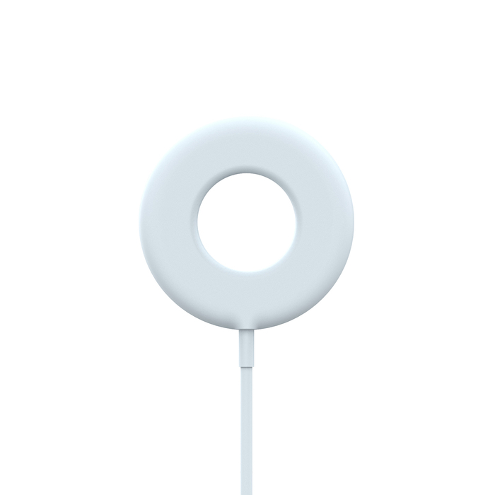 CHARGEUR SANS FIL MAGNETIQUE 15W MAGSAFE DONUT BLEU