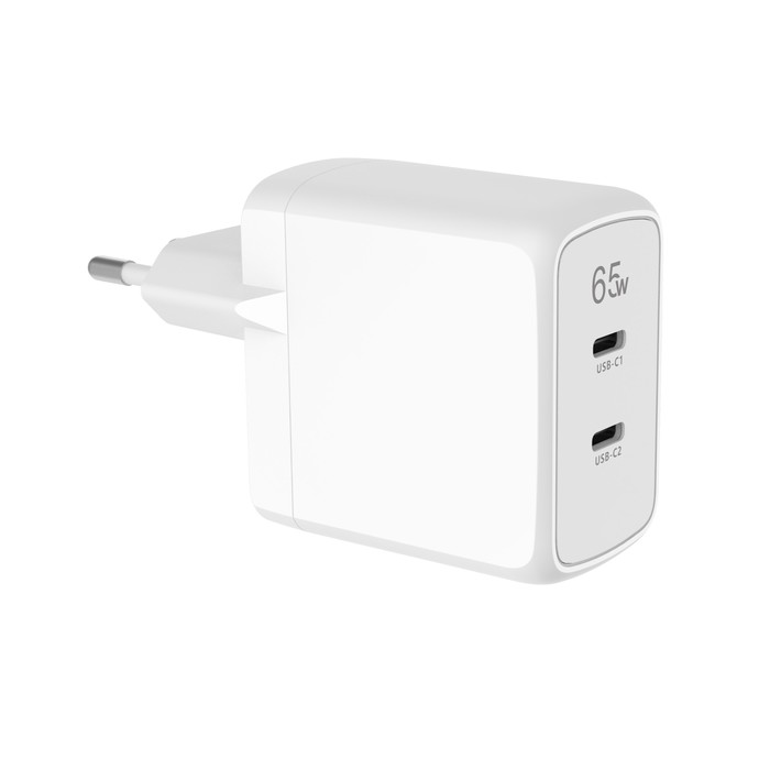 TIGER POWER LITE CHARGEUR SECTEUR GAN 65W 2 USB-C