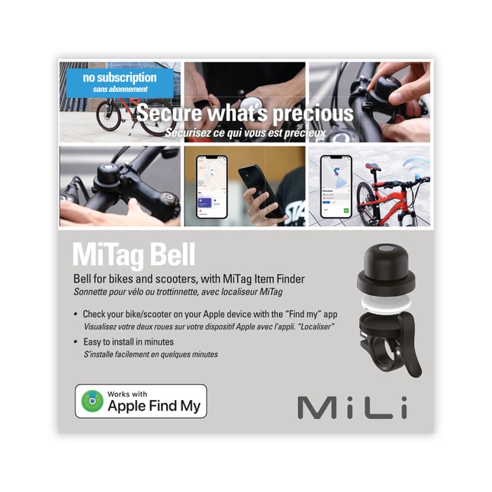 MITAG BELL TIMBRE DE BICICLETA NEGRO