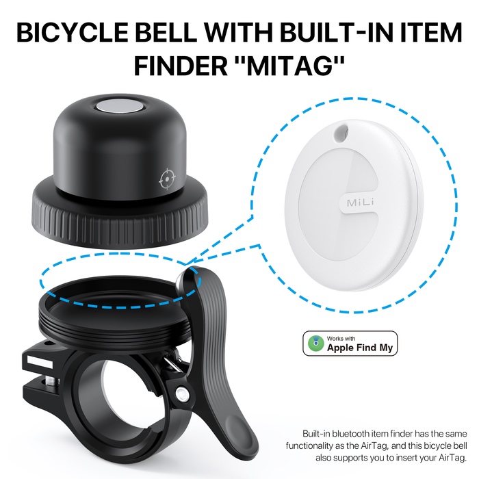 MITAG BELL TRACKER SONNETTE VELO NOIR