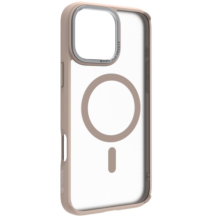 COQUE MAGSAFE 2M MAT FROST BEIGE IPHONE 16 PRO MAX