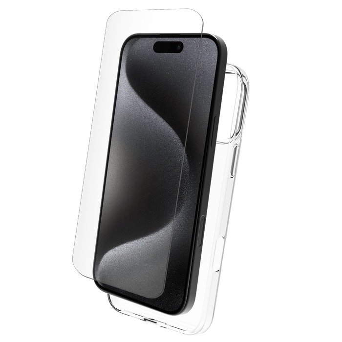 PACK IPHONE 16 PRO SOFT SHELL + CRISTAL TEMPLADO