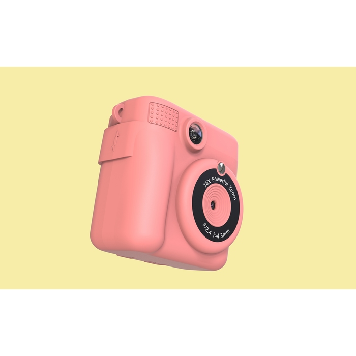 TRAVEL KIDS CAMERA INSTANT PRINT PINK