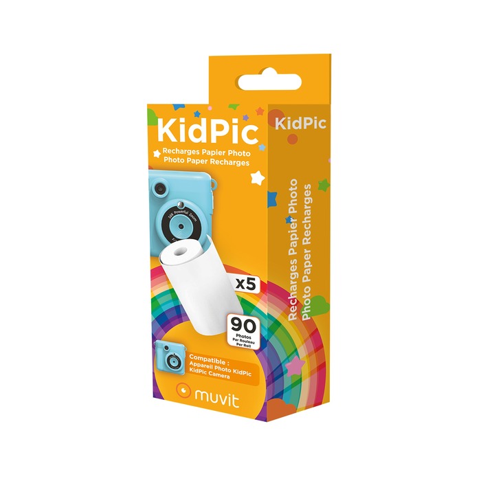 VIAJE 5 ROLLOS DE PAPEL DE CÁMARA INFANTIL