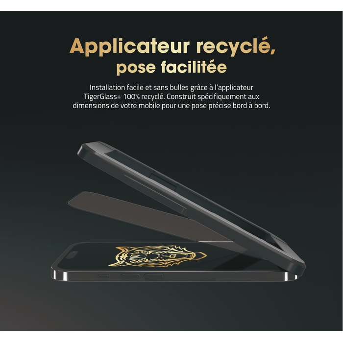 TIGER GLASS PLUS VERRE TREMPE RECYCLE IPHONE 16/15