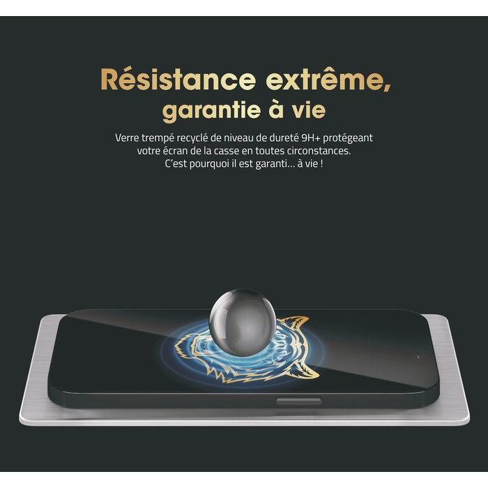 TIGER GLASS PLUS VERRE TREMPE RECYCLE IPHONE 16 PRO
