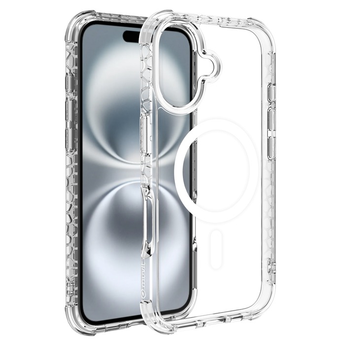 COQUE TRANSPARENTE MAGSAFE 3M IPHONE 16 PLUS