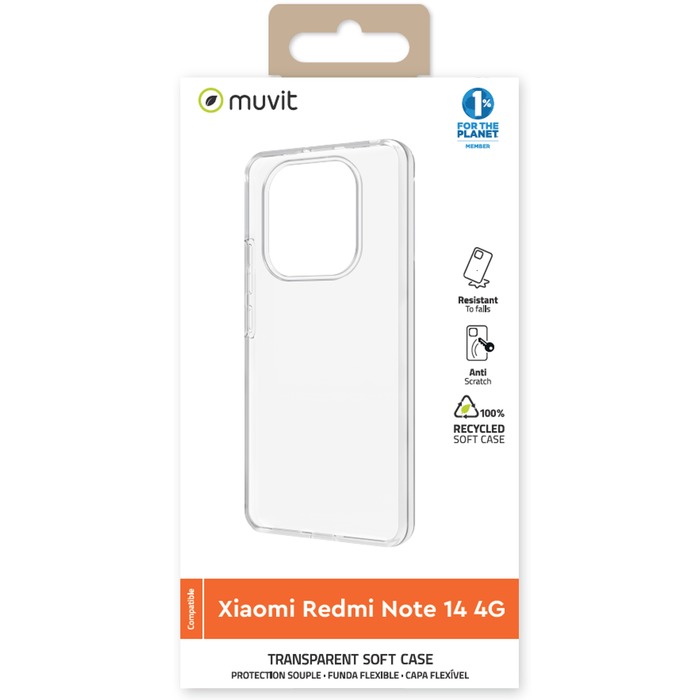 COQUE SOUPLE TRANSPARENTE XIAOMI REDMI NOTE 14 4G