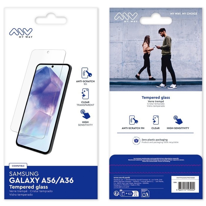 VERRE TREMPE SAMSUNG GALAXY A36/A56