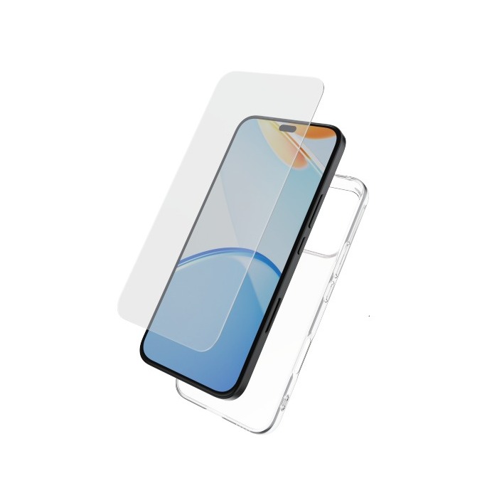 STARTER PACK COQUE SOUPLE + VERRE TREMPE HONOR 400 LITE