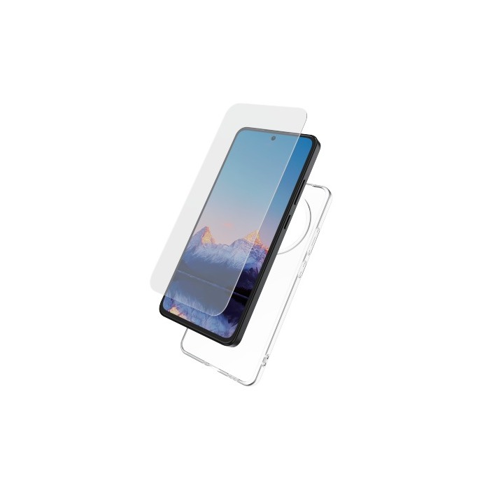 STARTER PACK COQUE SOUPLE + VERRE TREMPE OPPO RENO 12F 4G