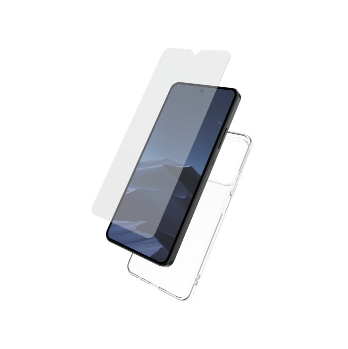 STARTER PACK COQUE SOUPLE + VERRE TREMPE REALME NOTE 60