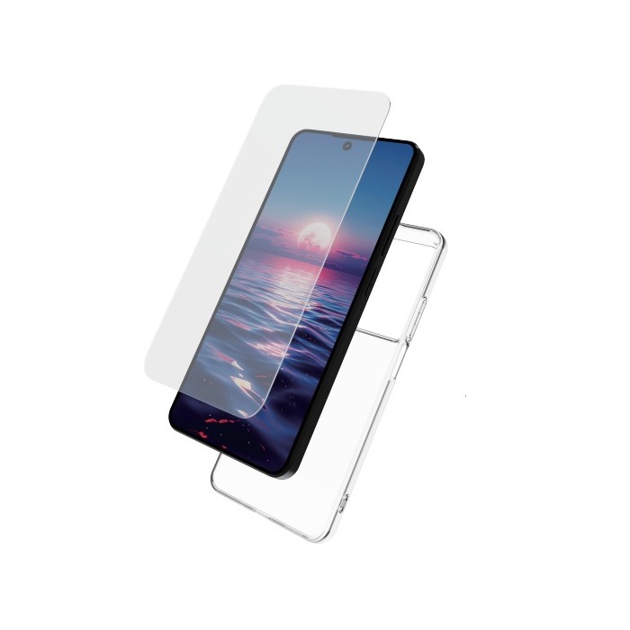 STARTER PACK COQUE SOUPLE + VERRE TREMPE REALME C75