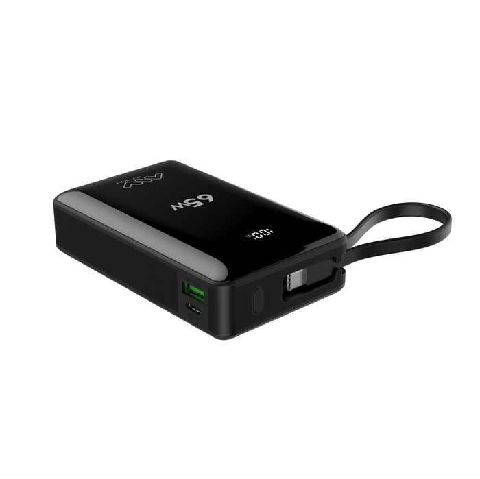 POWERBANK PC 20000MAH 65W USB-C USB-A NOIR