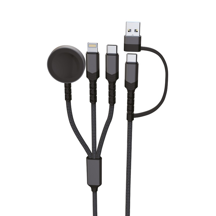 CABLE 6 EN 1 AVEC CHARGEUR APPLE WATCH