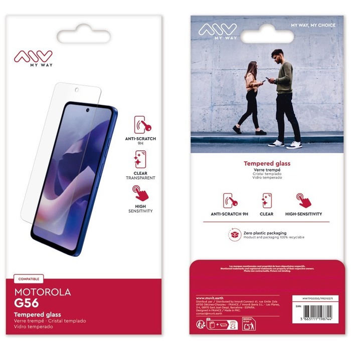 VERRE TREMPE MOTOROLA G56