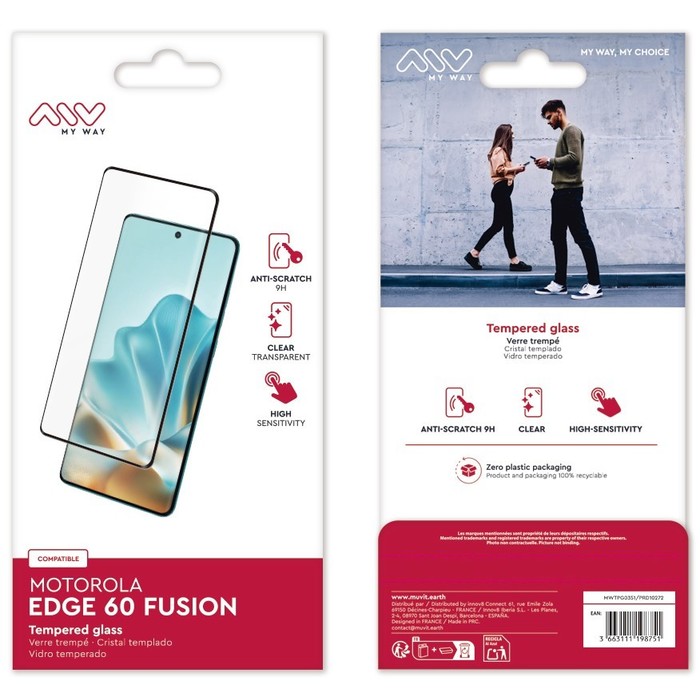 VERRE TREMPE 3D MOTOROLA EDGE 60 FUSION