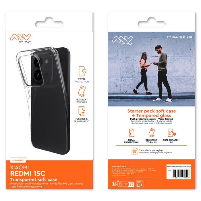 COQUE SOUPLE TRANSPARENTE XIAOMI REDMI 15C 4G/5G