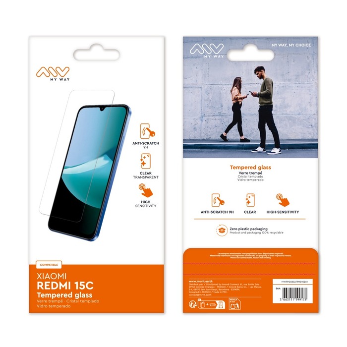 VERRE TREMPE XIAOMI REDMI 15C 4G/5G