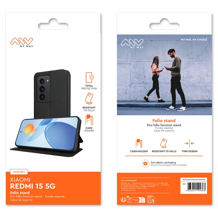 FOLIO STAND XIAOMI REDMI 15 5G