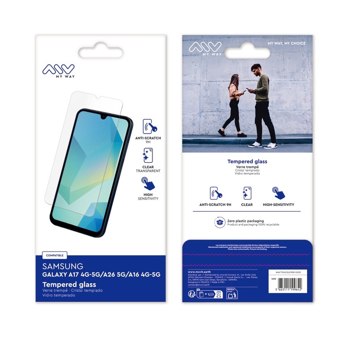 VERRE TREMPE SAMSUNG GALAXY A17 4G-5G/A26 5G/A16 4G-5G